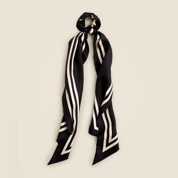 NWT J.Crew Printed silk scarf - Picture 2 of 4